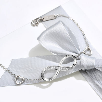 925 Sterling Silber Unendlichkeitsarmband V2