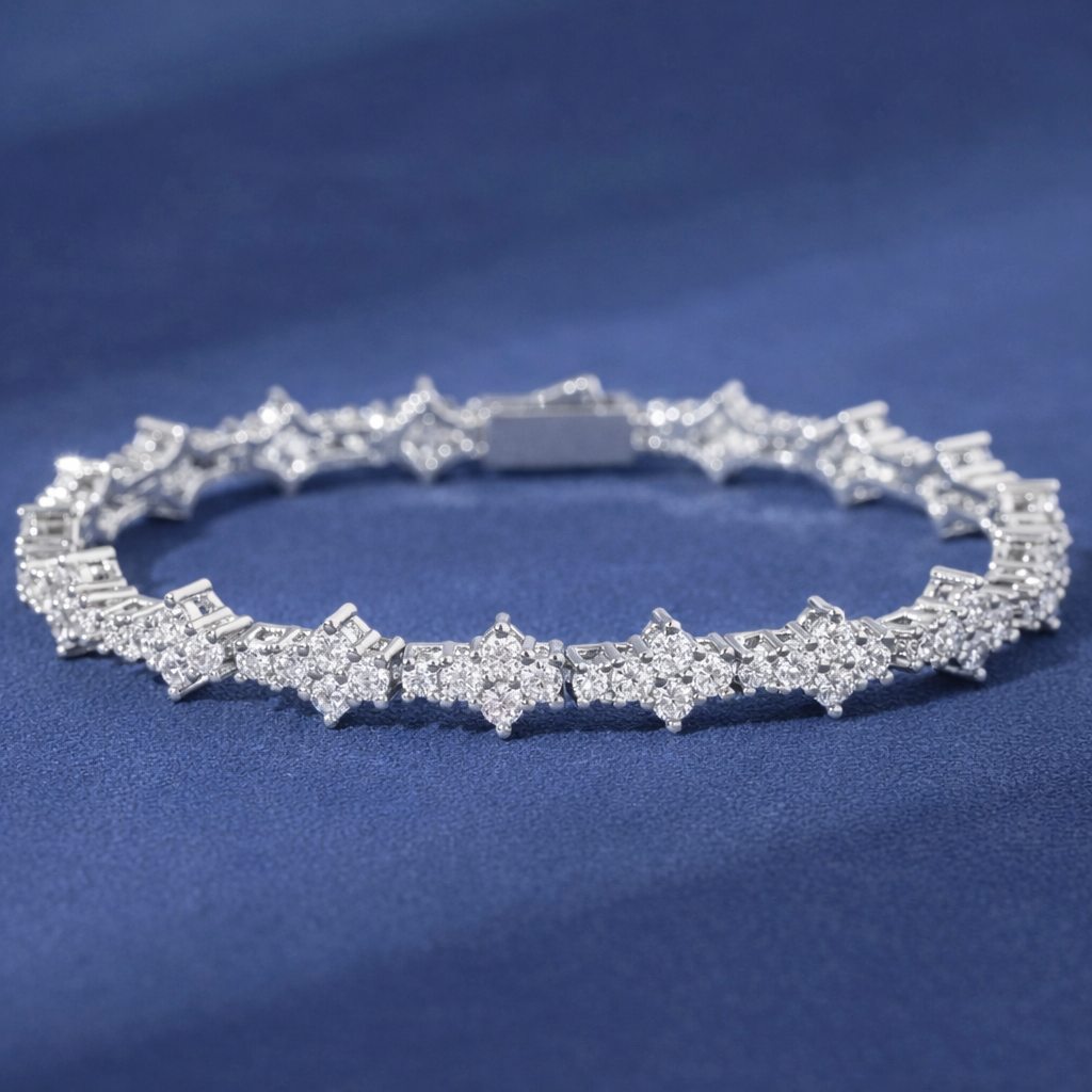 Starlit Frost Tennis Armband - Nolué