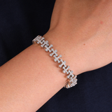 Mini Cross Cuban Armband