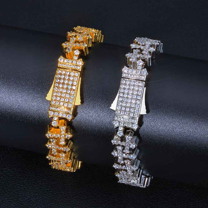 Mini Cross Cuban Armband