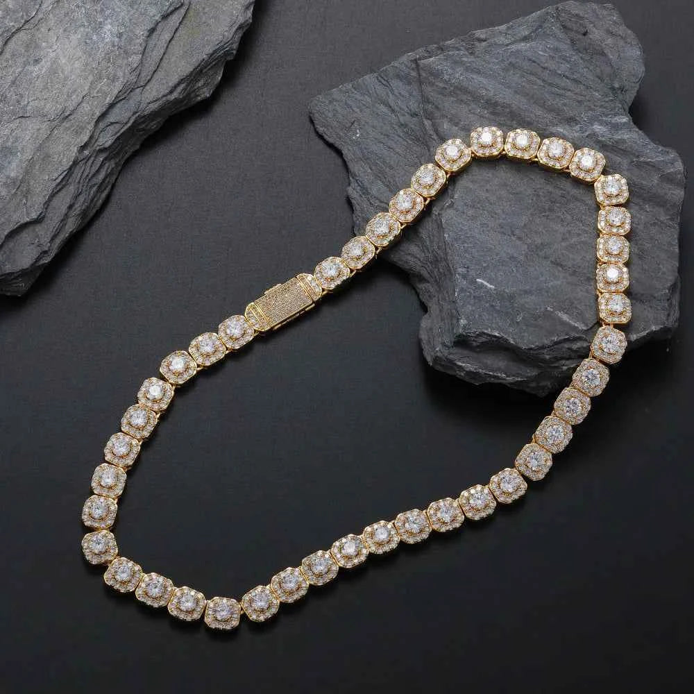 Cluster Frost 10mm Tennis Kette