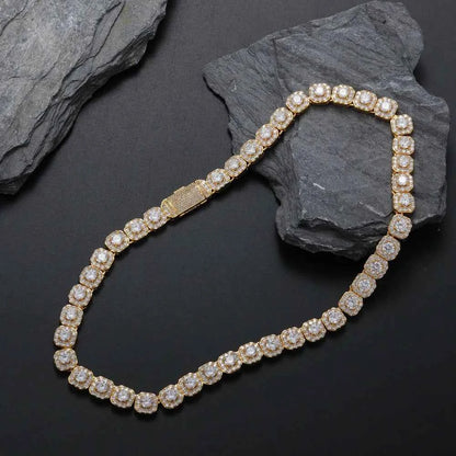 Cluster Frost 10mm Tennis Kette