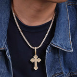 Cloud Cross Anhänger + Kette