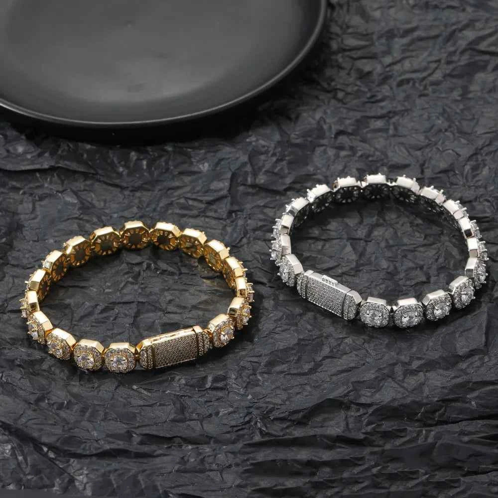 Cluster Frost 10mm Tennis Armband