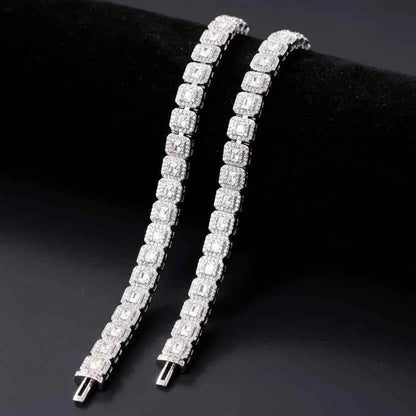 Cluster Frost 8mm Tennis Armband