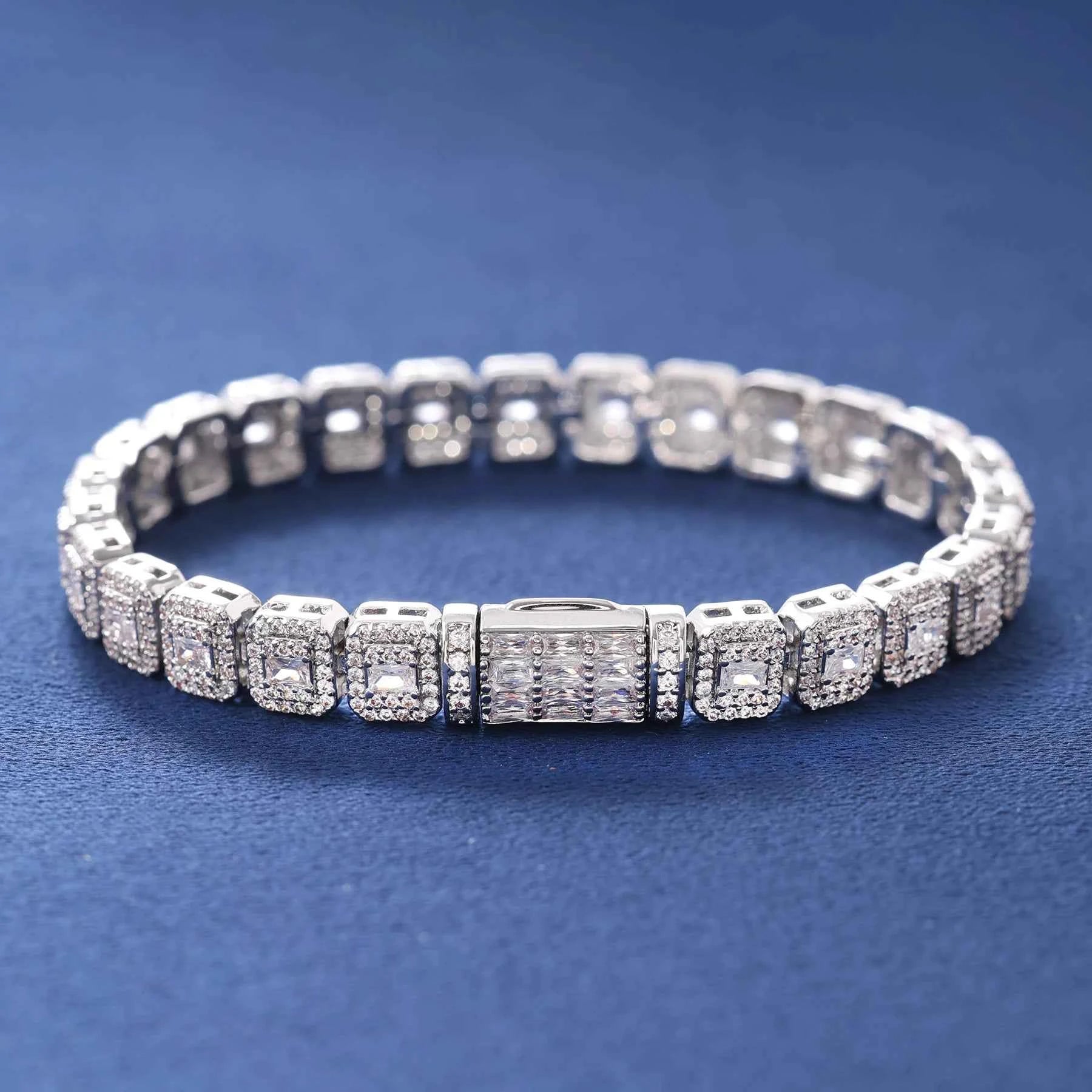 Cluster Frost 8mm Tennis Armband