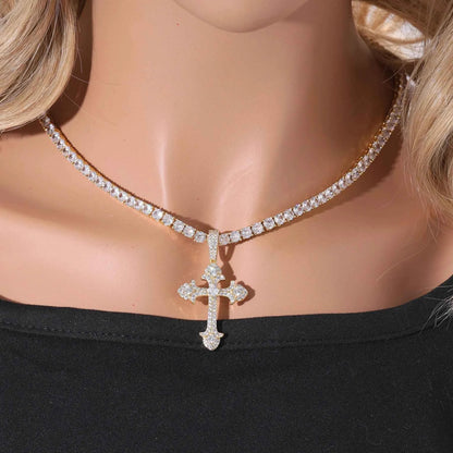 Aurex Sanctum Cross Anhänger + Kette