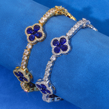 Azure Bloom Tennis Armband