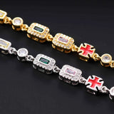 Celestine Cross Kette