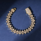 Mini Cross Cuban Armband