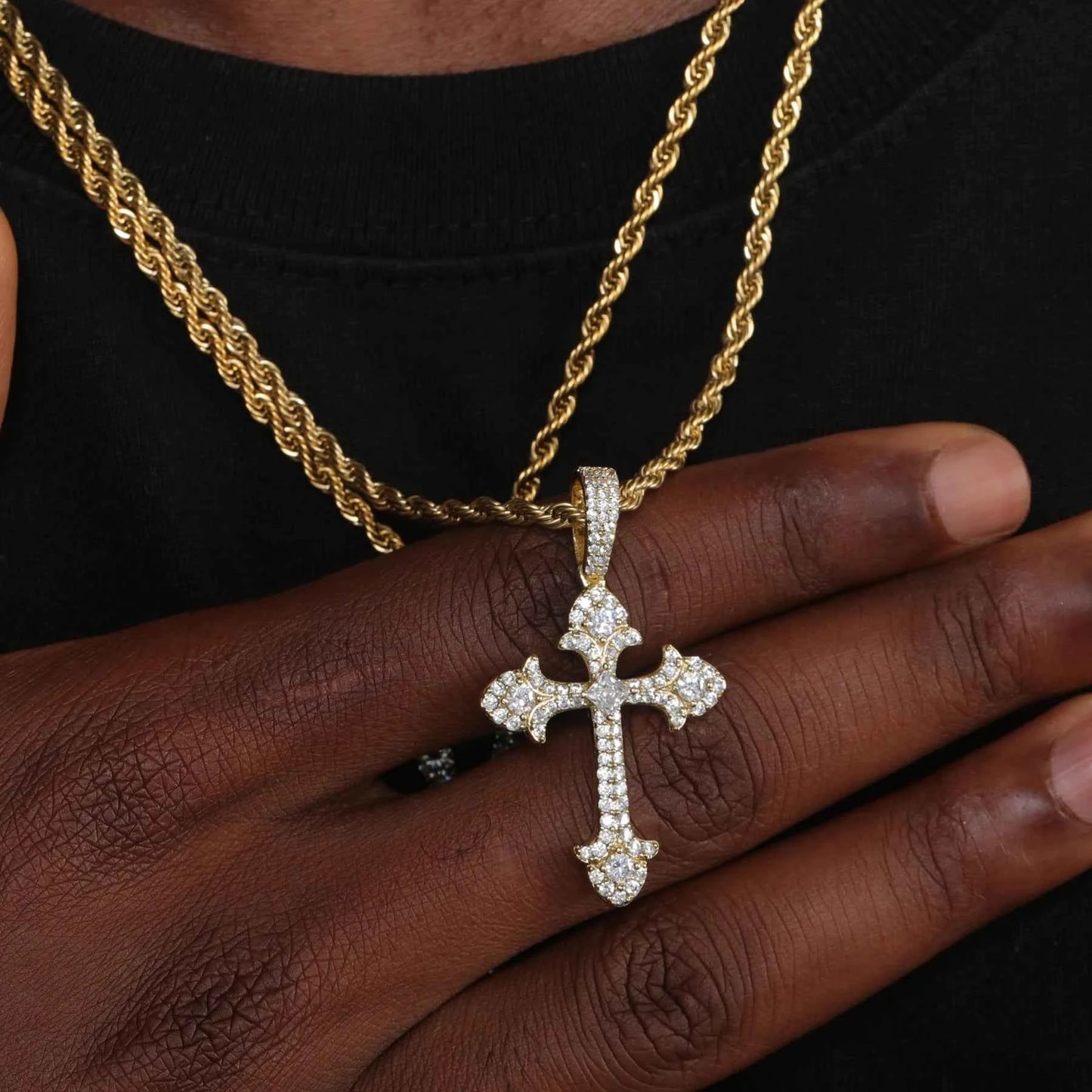 Aurex Sanctum Cross Anhänger + Kette