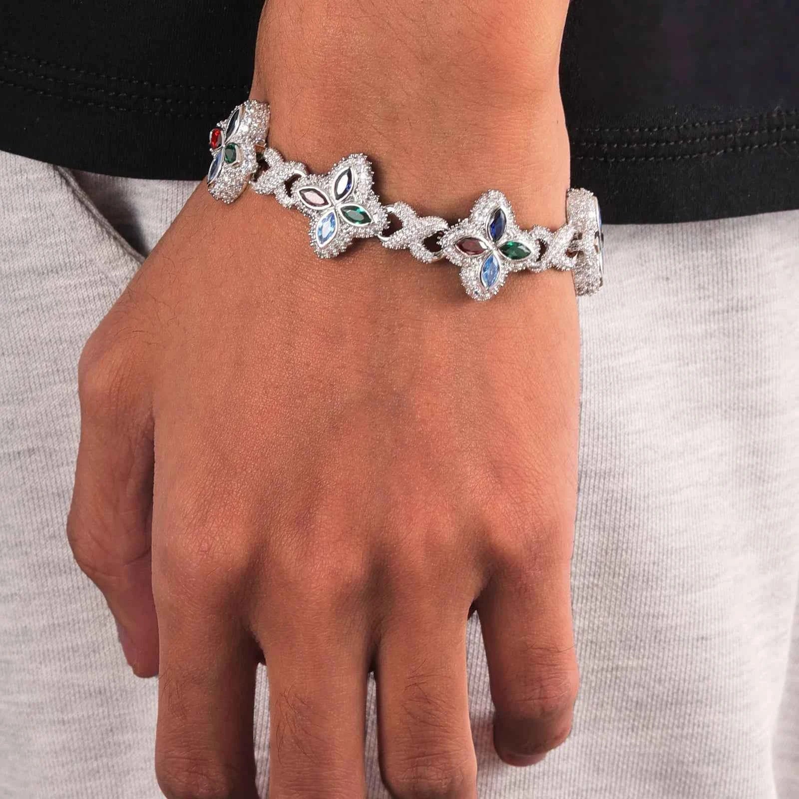 Aurora Clover Link Armband