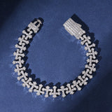Mini Cross Cuban Armband
