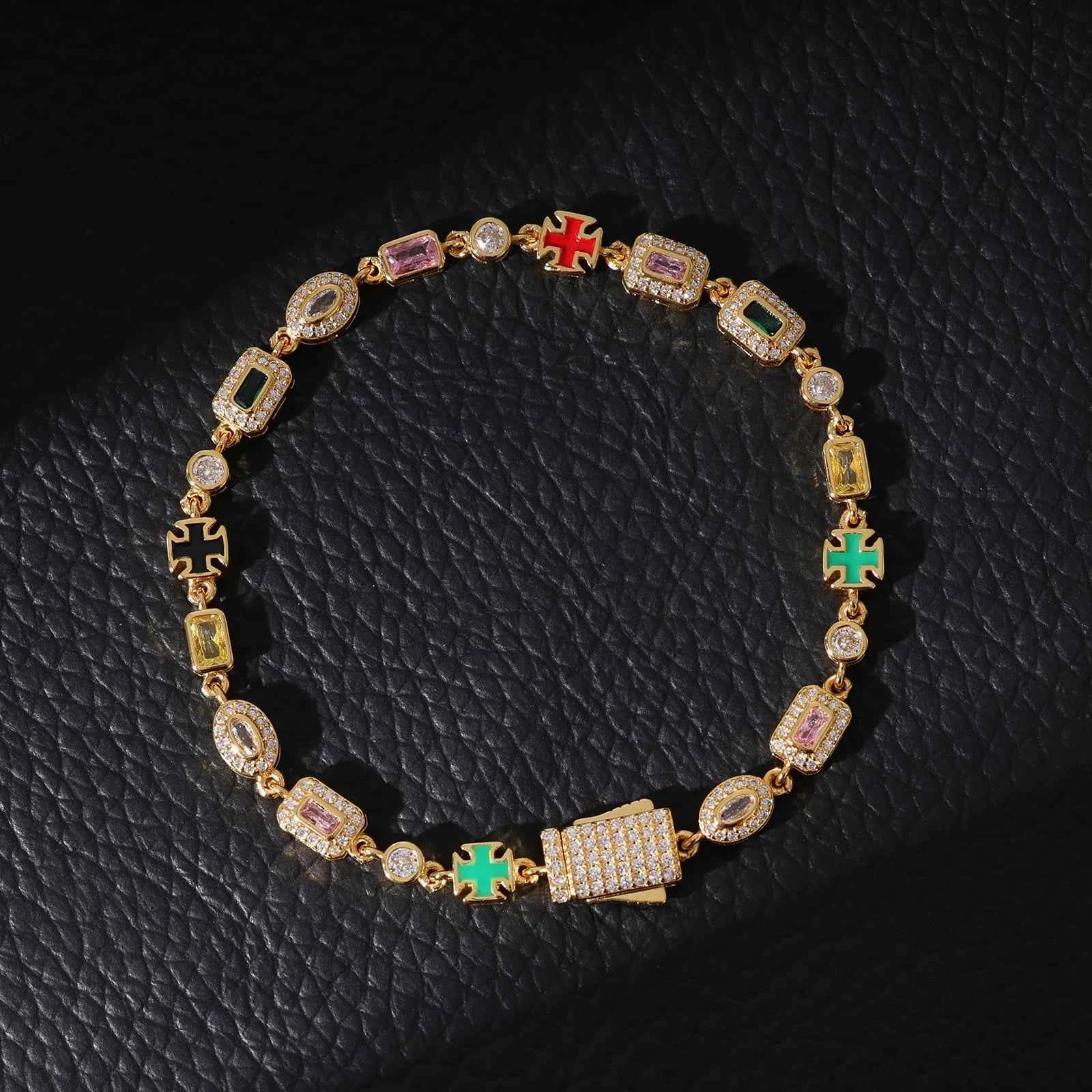 Celestine Cross Armband