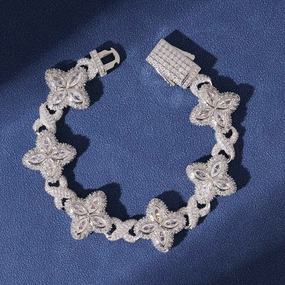 Aurora Clover Link Armband