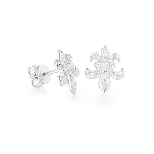 Regalis Crest VVS1 stud earrings