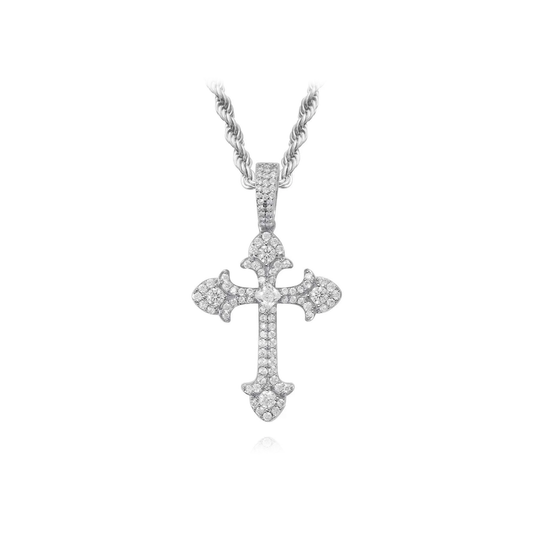 Aurex Sanctum Cross Pendant + Chain