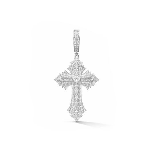 Caelum VVS1 Cross Pendant + Chain