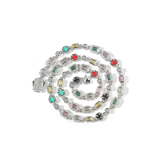 Celestine Cross necklace