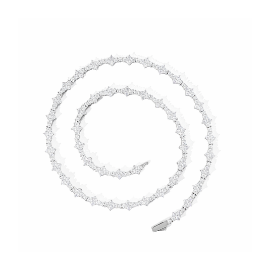 Starlit Frost Tennis Chain