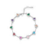 Amora Heart Tennis Armband