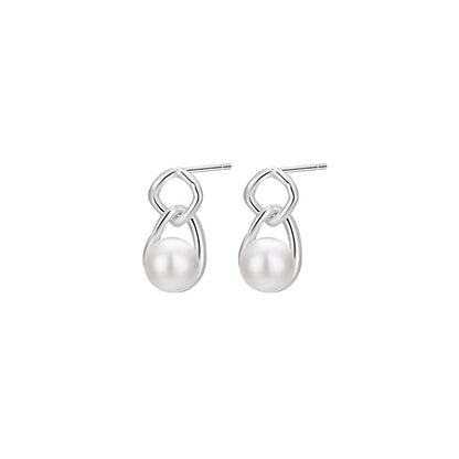 999 Sterling Silber Perlen Ohrstecker