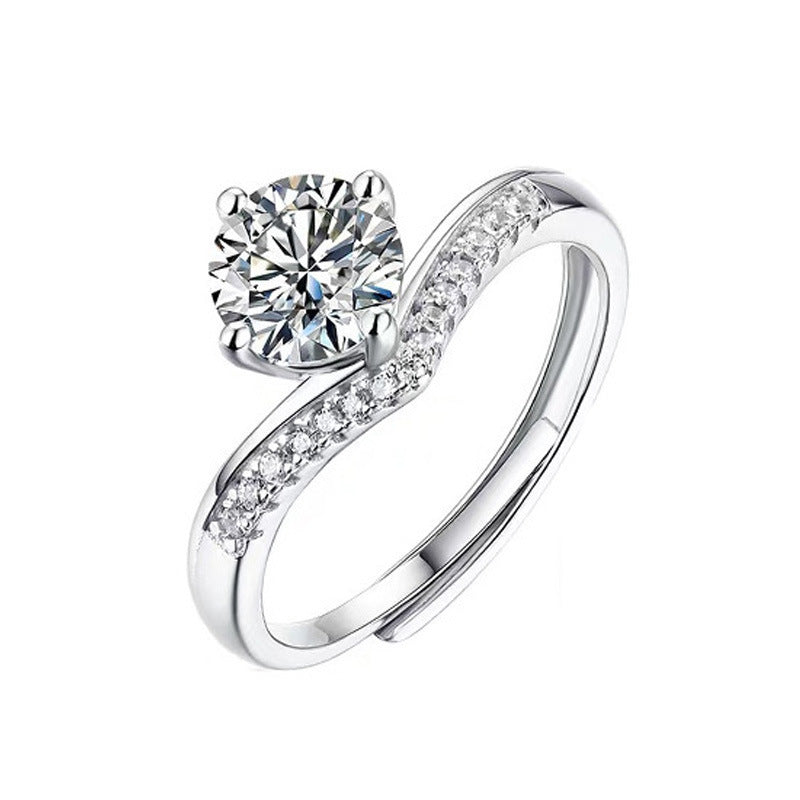 925 Sterling Silber Prinzessin Ring