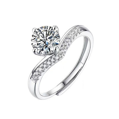 925 Sterling Silber Prinzessin Ring