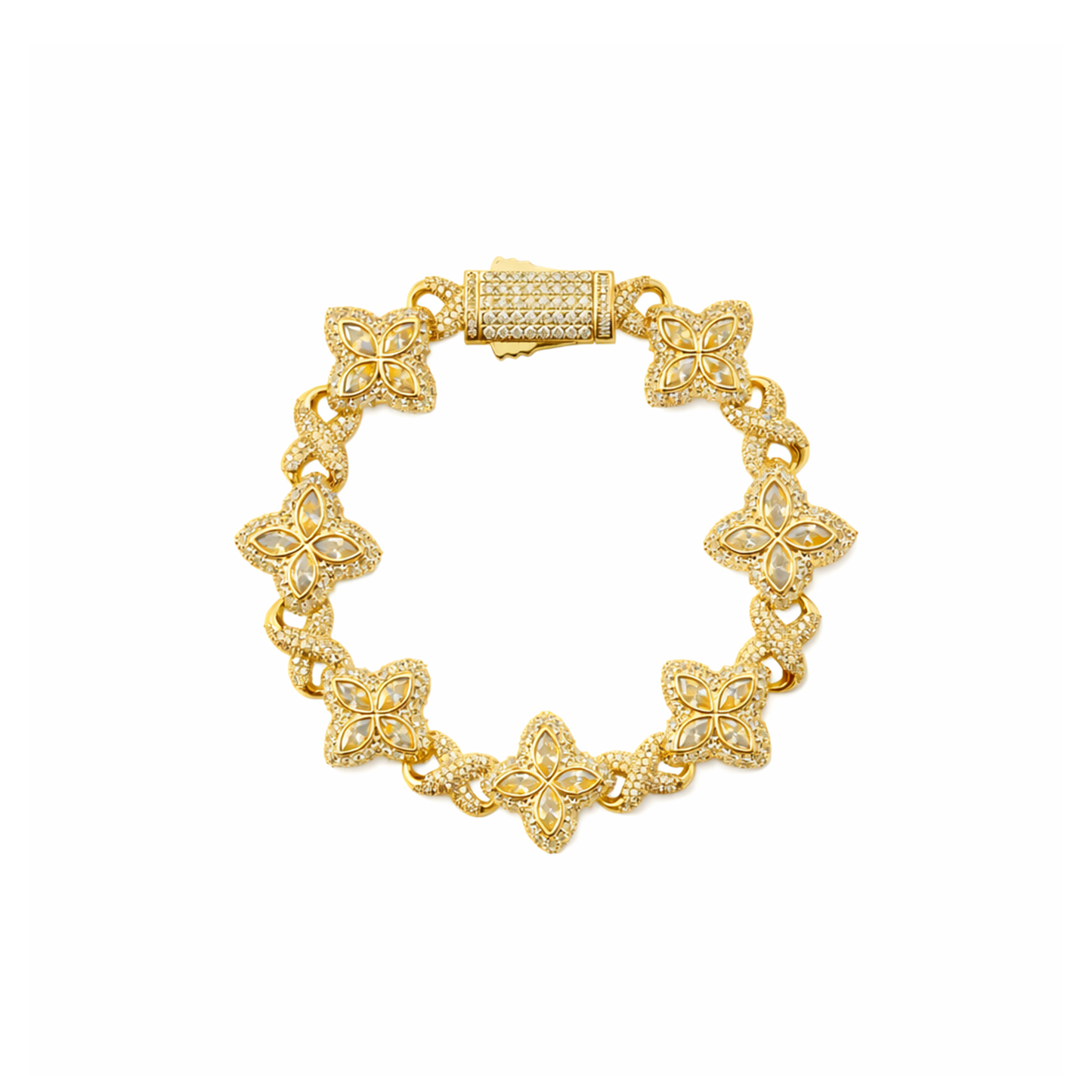 Aurora Clover Link Bracelet