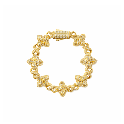 Aurora Clover Link Bracelet