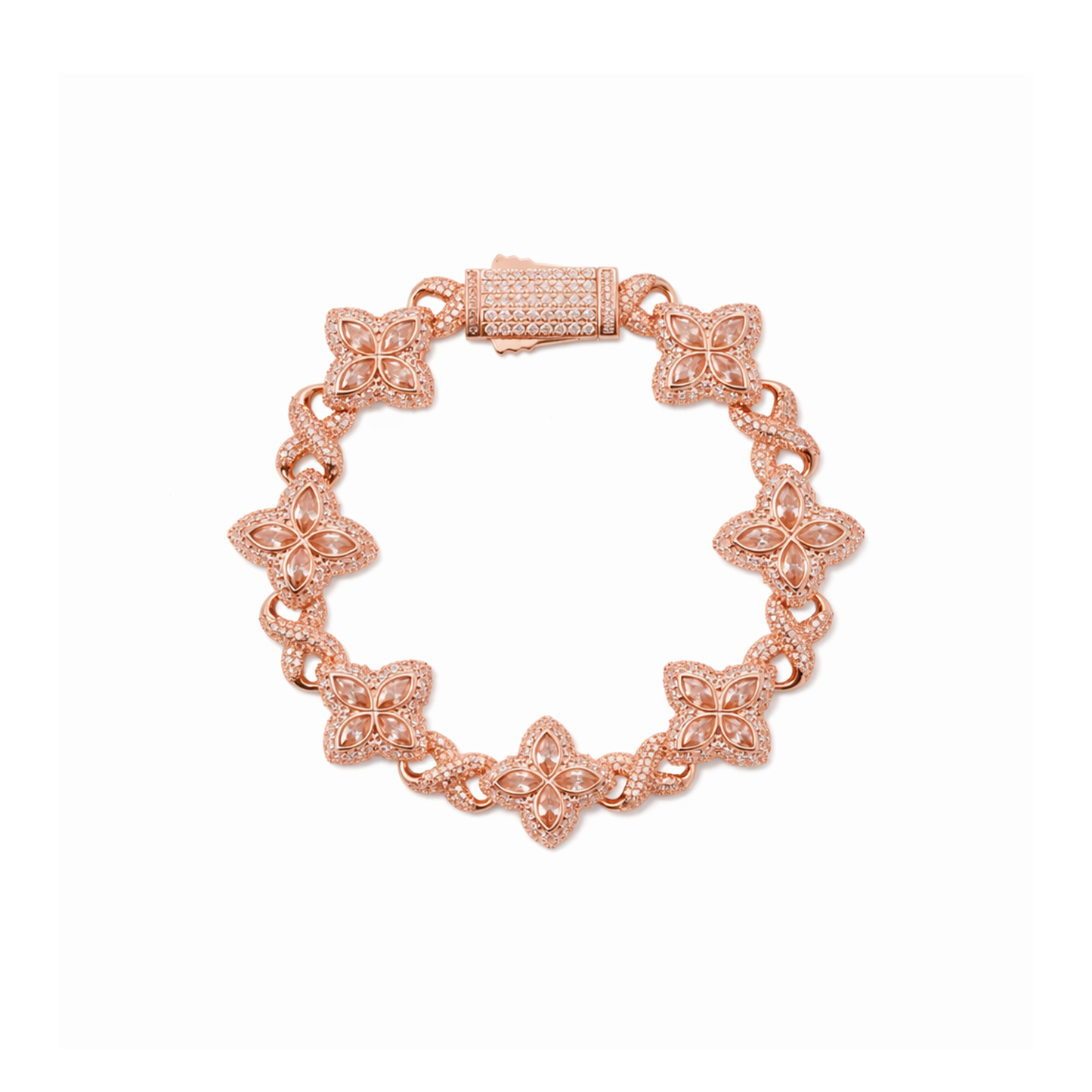 Aurora Clover Link Bracelet