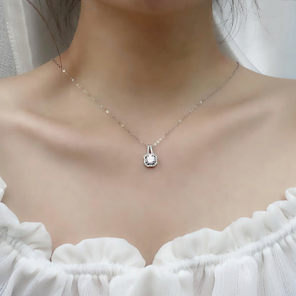 925 Sterling Silber Moissanite Kette