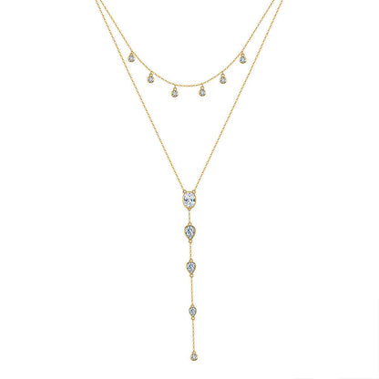 925er Sterling Silber Lasso Kette